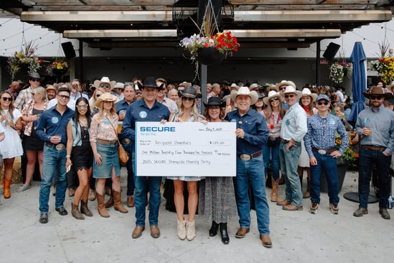 Stampede Charity Party Donation